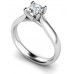 Unique Crossover Princess Diamond Engagement Ring