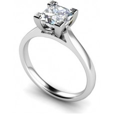 0.50ct I1/e Princess Diamond Solitaire Ring