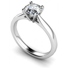 Sgl Certified 0.47ct I1/g Round Diamond Solitaire Ring