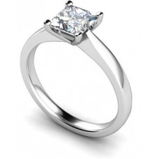 0.50ct I1/d Princess Diamond Solitaire Ring