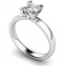 Asscher Diamond Engagement Ring