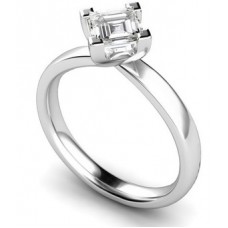 Asscher Diamond Engagement Ring