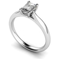 Elegant Emerald Diamond Engagement Ring Elegant Emerald Diamond Engagement Ring