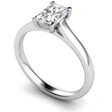 Traditional Radiant Diamond Engagement Ring