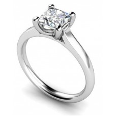 0.52ct Vvs1/h Princess Cut Diamond Engagement Ring