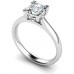 1.00ct Vs2/j Princess Diamond Solitaire Ring