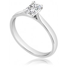 Traditional Radiant Diamond Engagement Ring