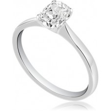 Gia Certified 1.00ct Vs1/e Cushion Cut Diamond Ring