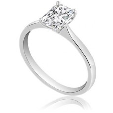 Classic Radiant Diamond Engagement Ring