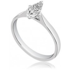 0.5ct I1/g Marquise Diamond Solitaire Ring