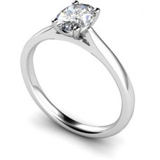 Elegant Oval Diamond Engagement Ring