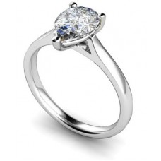 Classic Pear Diamond Engagement Ring