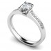 Oval Diamond Shoulder Set Ring