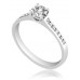 Shoulder Set Diamond Engagement Ring
