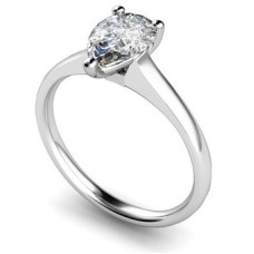 Traditional Pear Diamond Engagement Ring Traditional Pear Diamond Engagement Ring
