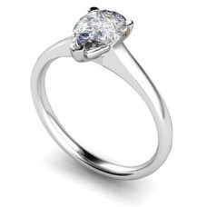 Classic Pear Diamond Engagement Ring
