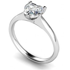 0.93ct I1/e Heart Diamond Solitaire Ring