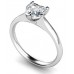 0.93ct I1/e Heart Diamond Solitaire Ring