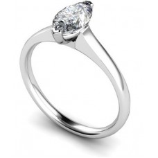 1.01ct H/si2 Marquise Diamond Ring