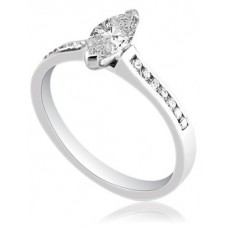Marquise Diamond Shoulder Set Ring Marquise Diamond Shoulder Set Ring