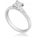 Princess Diamond Shoulder Set Ring