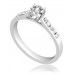Shoulder Set Diamond Engagement Ring