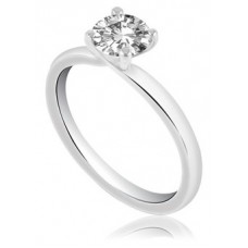 0.50ct Vvs1/g Round Diamond Solitaire Ring