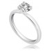 0.50ct Vvs1/g Round Diamond Solitaire Ring