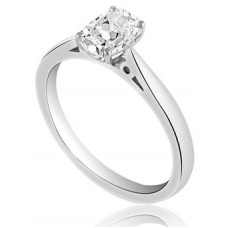 Gia Certified 0.72ct Vs1/f Cushion Cut Diamond Ring