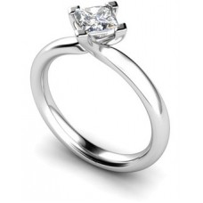 0.70ct Si2/g Princess Diamond Solitaire Ring