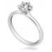 0.55ct Si1/g Round Diamond Solitaire Ring
