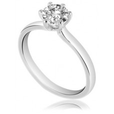 Sgl Certified 0.47ct I1/g Round Diamond Solitaire Ring
