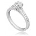 Cushion Diamond Shoulder Set Ring Cushion Diamond Shoulder Set Ring