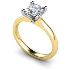 1.20ct Si2/f Princess Cut Diamond Solitaire Ring