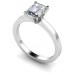 Traditional Emerald Diamond Engagement Ring