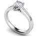 Pear Diamond Shoulder Set Ring