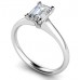 Certified 0.90ct Vvs2/e Emerald Diamond Ring
