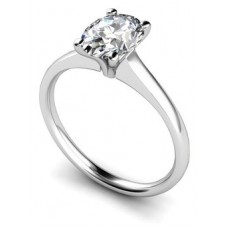 Modern Oval Diamond Engagement Ring