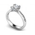 0.75ct I1/fg Round Diamond Shoulder Set Ring