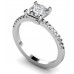 Princess Diamond Shoulder Set Ring Princess Diamond Shoulder Set Ring