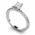0.70ct Vs1/ef Emerald Diamond Ring