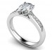 Oval Diamond Shoulder Set Ring Oval Diamond Shoulder Set Ring
