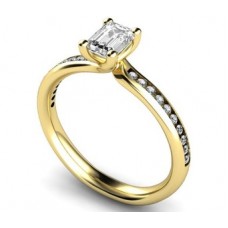 Shoulder Set Diamond Engagement Ring