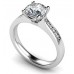 Shoulder Set Diamond Engagement Ring