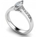 Marquise Diamond Shoulder Set Ring