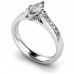 Marquise Diamond Shoulder Set Ring