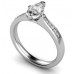 Marquise Diamond Shoulder Set Ring