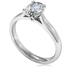 Unique Oval Diamond Engagement Ring