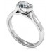 Unique Oval Diamond Engagement Ring