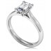 Unique Emerald Diamond Engagement Ring